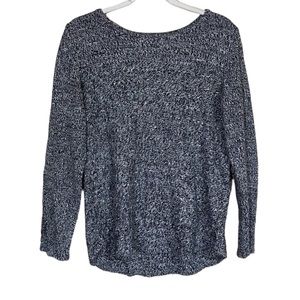 Gray Marbled Design Sweater Croft & Barrow Women’s Size Large Warm Knit Detail!